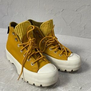 CONVERSE ALL ⭐️ STAR/ Leather high top sneaker